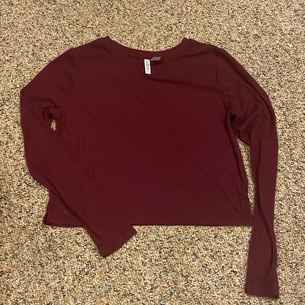 Cropped H&M ribbed top